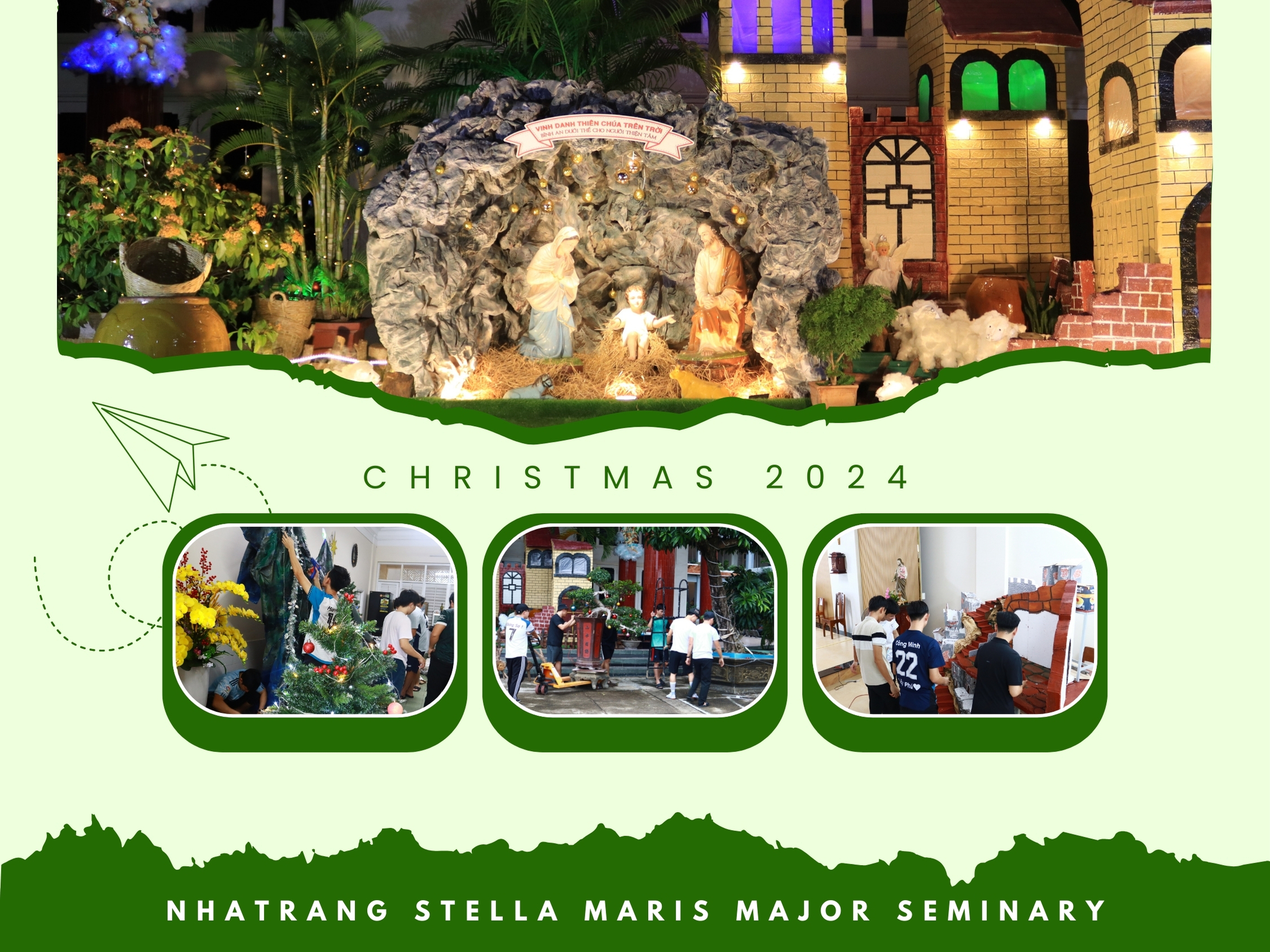 Công tác chuẩn bị Đại lễ Giáng sinh 2024